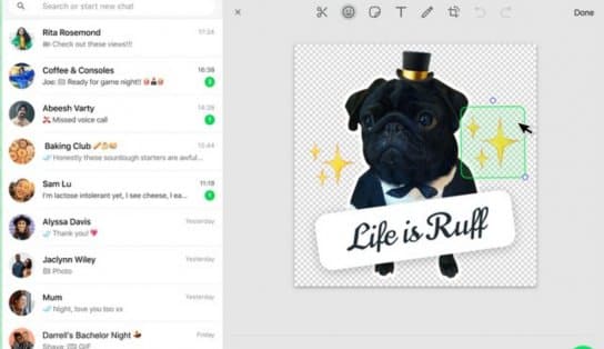 Imagem de WhatsApp lança nova ferramenta e adquire seu próprio editor para criar figurinhas personalizadas; veja como fazer 