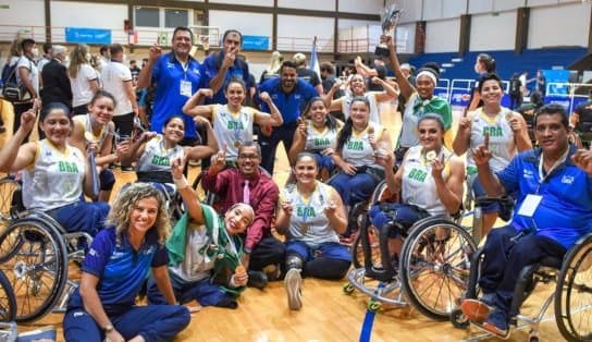 Imagem de Invicta: Seleção de Basquetebol em cadeiras de rodas é campeã Sul-Americana; técnico é guarda municipal em Salvador