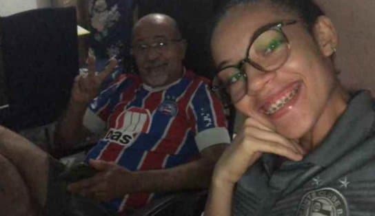 Imagem de Luto: torcedor tem infarto e morre após rebaixamento do Bahia; filha lamenta: "abriram um buraco no meu coração"