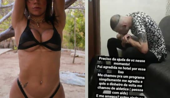 Imagem de Mulher trans acusa influenciador baiano de agressão durante programa sexual e divulga suposta conversa dele admitindo crime 