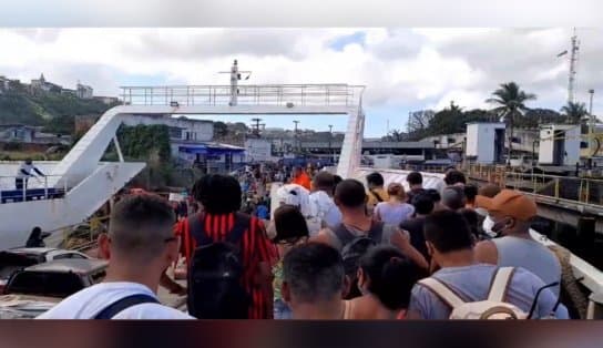 Imagem de Movimento no Terminal de Bom Despacho é intenso no retorno do feriado de Réveillon; confira horários de travessia do ferry-boat 