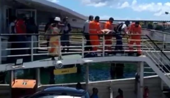 Imagem de Homem de 54 anos morre após passar mal dentro de ferry-boat na Bahia