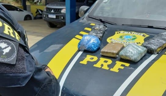 Imagem de PRF prende homem transportando 3 kg de maconha em ônibus interestadual no interior da Bahia