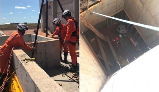 Imagem de Homem é resgatado após queda de 15 metros na cidade de Luís Eduardo Magalhães