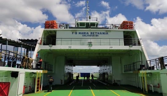 Imagem de Renovada! Ferry Maria Bethânia passa por reforma e volta para as travessias Salvador/Ilha de Itaparica