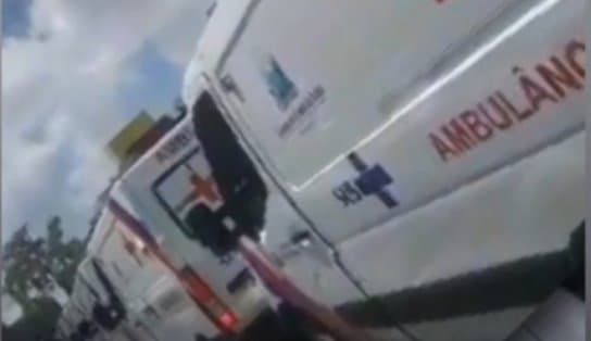 Imagem de Fake news! Ambulâncias filmadas com adesivo do SUS não foram compradas pelo governo federal e sim pelo governo da Bahia