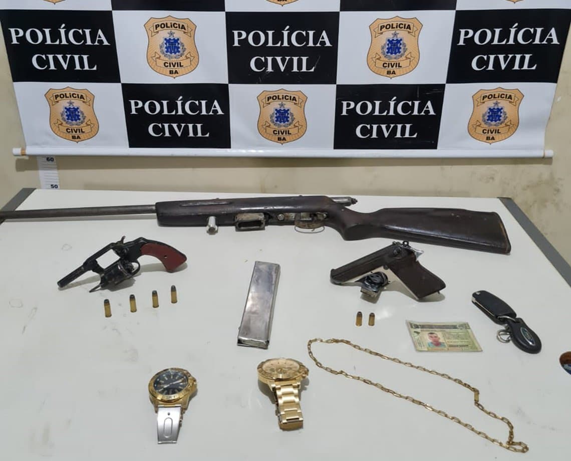 Desarmados: Armas que seriam utilizadas por traficantes no interior são apreendidas pela polícia