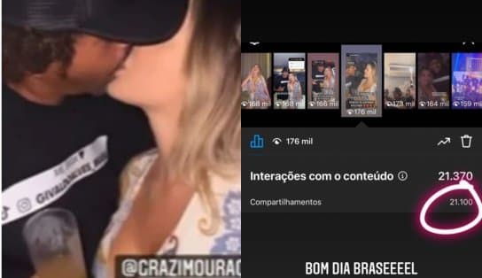 Imagem de Influenciadora troca beijos com morador de rua espancado por personal e posta no Instagram