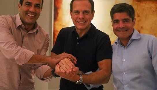 Imagem de Doria se reúne com ACM Neto e Bruno Reis durante agenda na Bahia