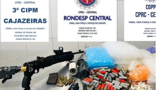 Imagem de Polícia apreende fuzil, granada e drogas com criminosos em Águas Claras, mas bandidos fogem