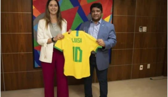 Imagem de Após escolha do presidente Ednaldo Rodrigues, arquiteta Luísa Rosa se torna primeira mulher a assumir diretoria na CBF