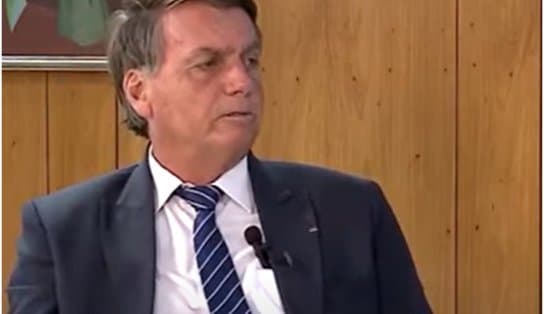 Imagem de Em entrevista, Bolsonaro diz que “é quase impossível” ele não ganhar no primeiro turno