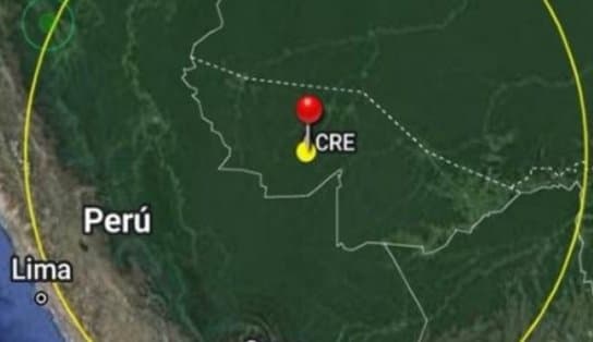 Imagem de Terremoto no Peru é sentido em cidade no interior do Acre