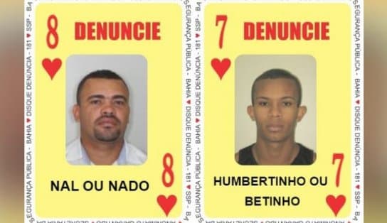 Imagem de Homens envolvidos em organizações criminosas e tráfico de drogas são inseridos no 'Baralho do Crime'