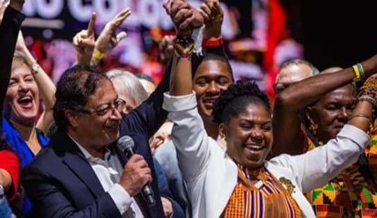 Imagem de Colômbia elege primeiro presidente de esquerda do país; vice, ativista ambiental é primeira mulher negra no topo do executivo