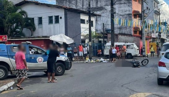 Imagem de Dupla que ocupava motocicleta é morta a tiros no bairro de Santa Mônica, em Salvador