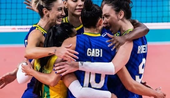 Imagem de Vôlei feminino: Brasil bate a Bulgária e assume vice-liderança na Liga das Nações