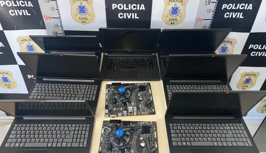 Imagem de Crime de Receptação: Homem é preso com notebooks roubados e material é avaliado em R$ 45 mil 