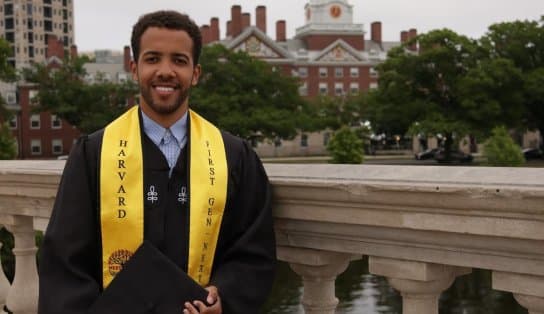 Imagem de Jovem mineiro é o primeiro brasileiro negro a se formar na Universidade de Harvard