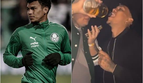 Imagem de Após "saidinha", atacante do Palmeiras é multado pelo clube por beber em festa; 40% do salário