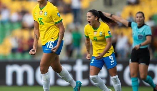 Imagem de Brasil goleia a Venezuela por 4 a 0 e garante vaga antecipada na semifinal da Copa América Feminina