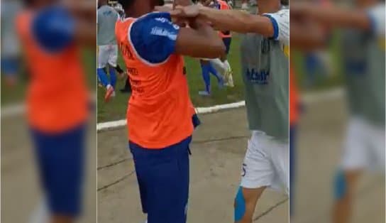 Imagem de Fim de semana do futebol baiano tem pancadaria, confusão e muita reclamação em várias partidas; veja vídeos 