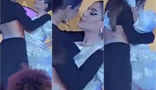 Imagem de "Gkay" e "Boca Rosa" protagonizam beijão em premiação e viram assunto nas redes sociais  