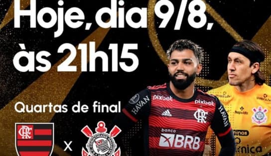 Imagem de Com transmissão da Aratu, Corinthians busca "milagre estatístico" contra Flamengo pelas quartas da Libertadores