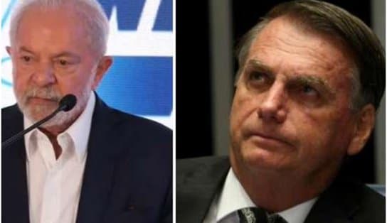 Imagem de Em nova pesquisa BTG/Pactual, Lula volta a crescer e amplia para 11 pontos percentuais diferença para  Bolsonaro