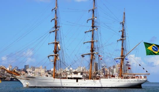 Imagem de 200 anos da Independência do Brasil: Navio-Veleiro Cisne Branco estará aberto à visitação gratuita em Salvador