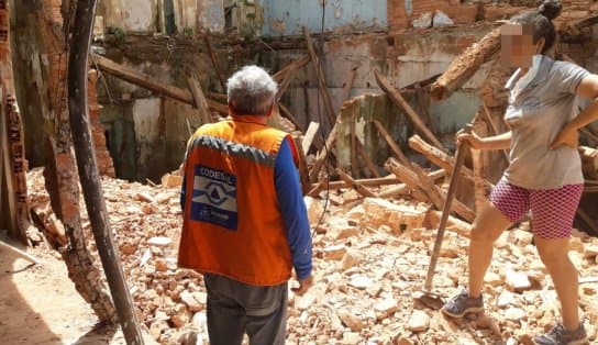 Imagem de Casarão desaba no bairro de Nazaré, em Salvador; ninguém ficou ferido