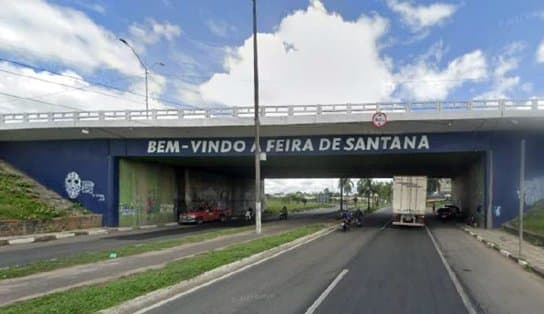 Imagem de Alça de viaduto que dá acesso a Feira de Santana passa por intervenções nesta sexta-feira