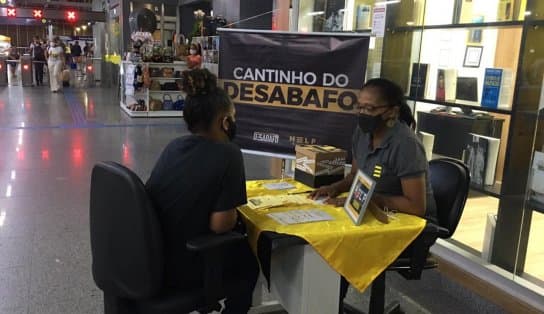 Imagem de Atendimento emocional é oferecido em estação de metrô, nesta terça-feira