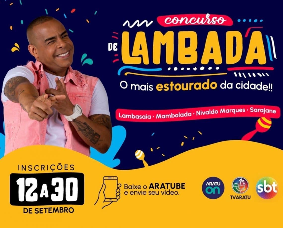 Concurso de Lambada na Aratu: veja aqui como vai funcionar e como se inscrever