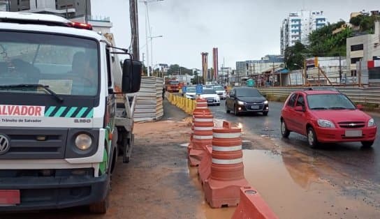 Imagem de Salvador tem tráfego modificado na região do Lucaia por conta das obras do BRT, confira 