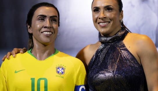 Imagem de 'Rainha do futebol', Marta ganha estátua de cera em museu da Seleção Brasileira