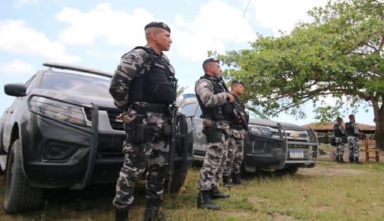 Imagem de Batalhão de Choque reforça segurança em região de conflito entre indígenas e fazendeiros na Bahia