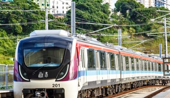 Imagem de Governo marca viagem teste do metrô até Águas Claras, em Salvador; veja quando 