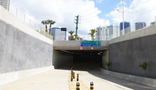 Imagem de "Mergulhão" é inaugurado na região da Avenida Tancredo Neves, em Salvador; veja o que muda no trânsito  