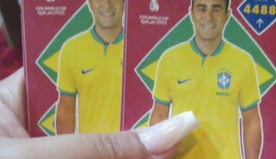 Imagem de Candidato faz campanha com 'santinhos' de figurinhas da Copa do Mundo