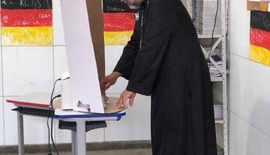 Imagem de Padre Kelmon teve um voto em seção em que votou em Salvador