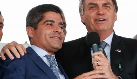 Imagem de Bolsonaro faz aceno a ACM Neto para segundo turno: “estou à disposição para conversar”