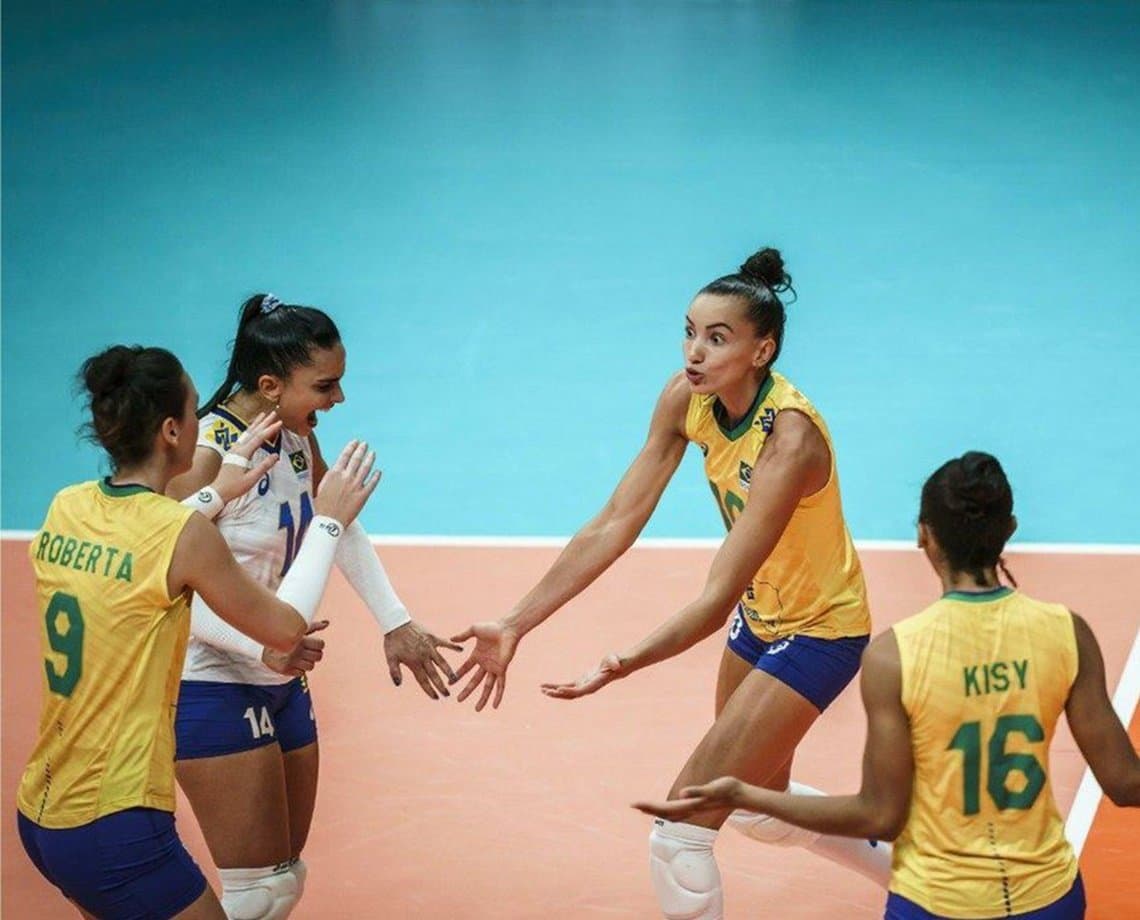 Em clima de revanche, Brasil vence Itália no Mundial de Vôlei Feminino