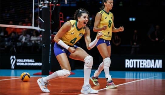 Imagem de Mundial de Vôlei: Brasil enfrenta a Holanda após bater Porto Rico em dia inspirado de Carol