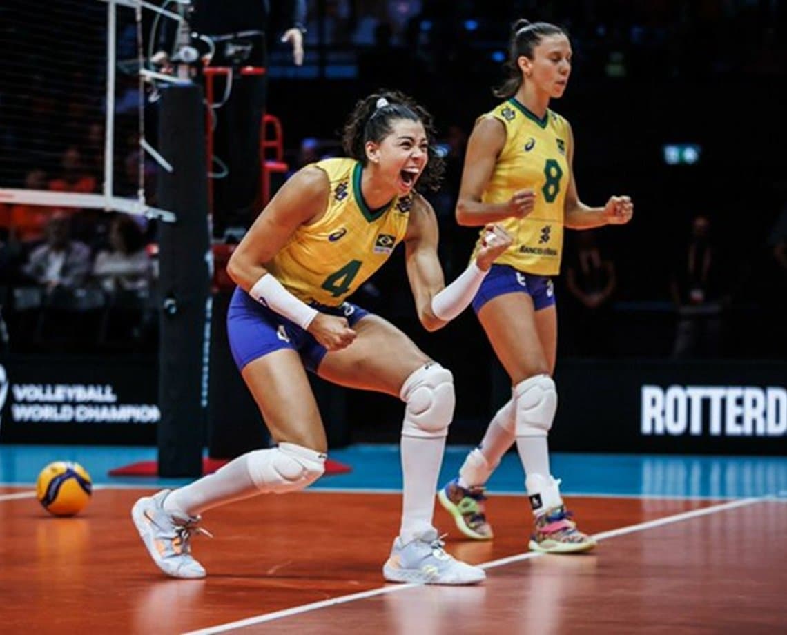 Mundial de Vôlei: Brasil enfrenta a Holanda após bater Porto Rico em dia inspirado de Carol