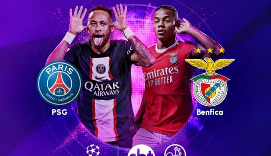 Imagem de TV Aratu transmite Paris Saint German e Benfica pela Liga dos Campeões da UEFA 