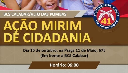 Imagem de PM distribui brinquedos de graça em ação do Dia das Crianças no bairro do Calabar, em Salvador  