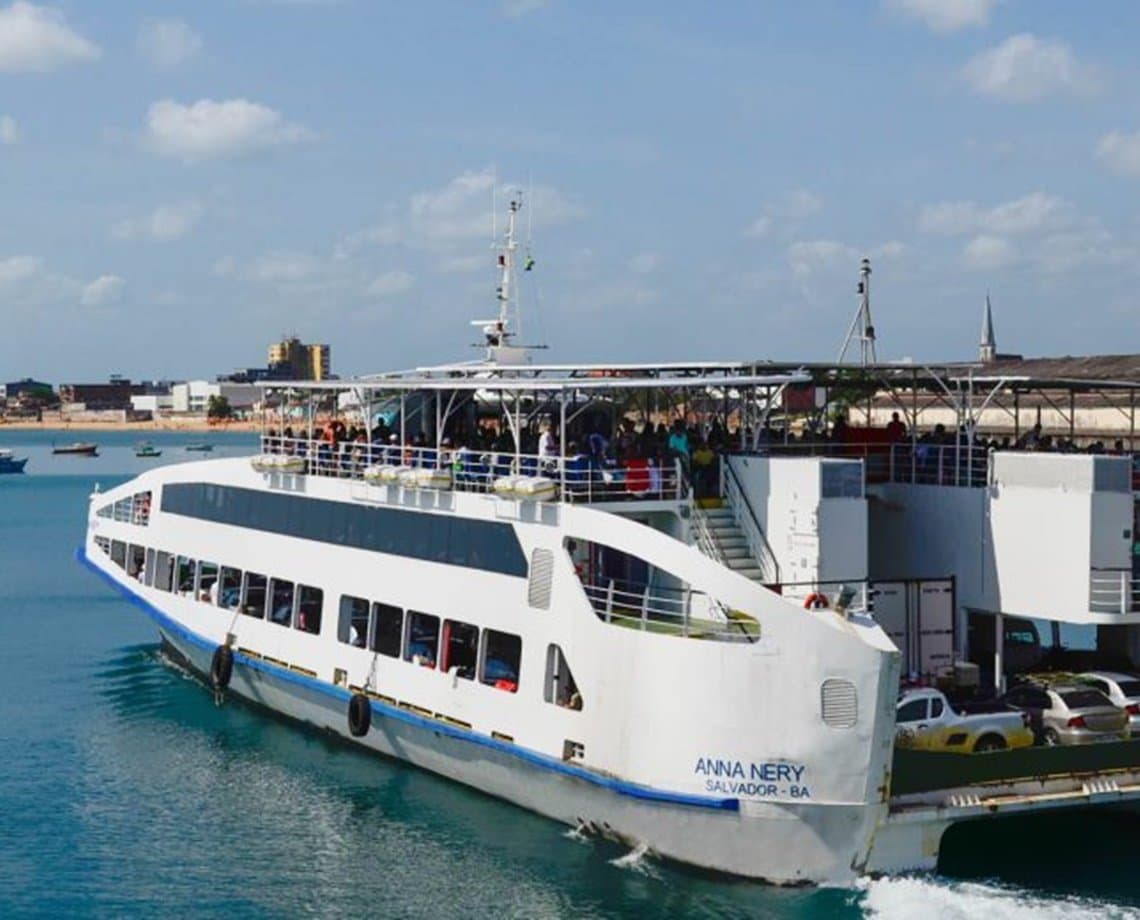 Confira os novos horários do ferry-boat em Salvador e Bom Despacho no mês de outubro