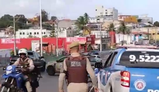 Imagem de Lauro Segura: Vídeo mostra como os agentes da polícia militar operam, em Lauro de Freitas