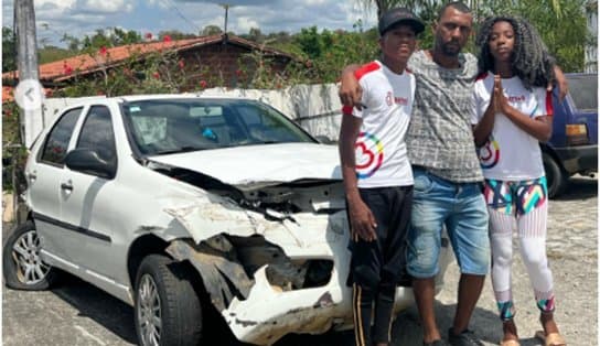 Imagem de Influenciador Menor Nico sofre acidente a caminho da escola na BR-116; "poderia ter sido pior"